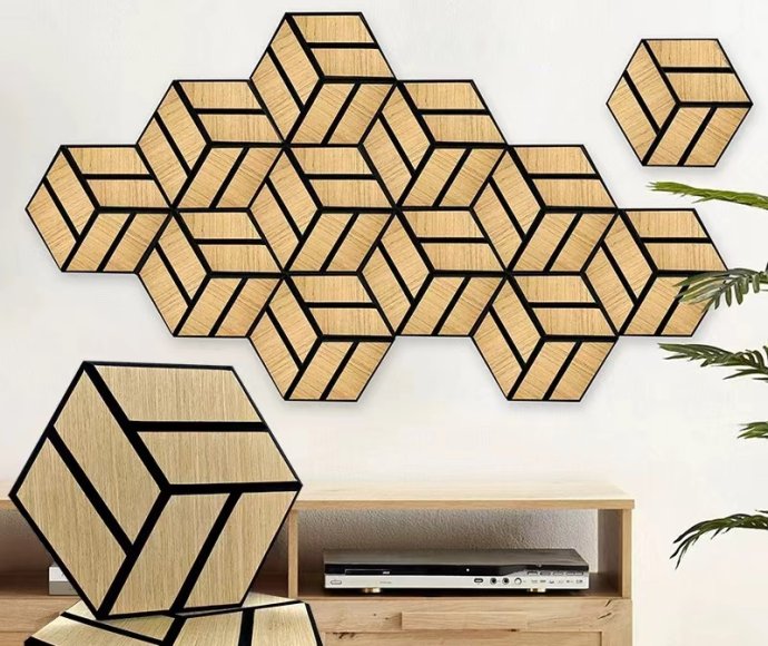 Hexagon Acoustic Wall Panel